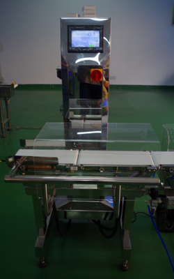 Förderband-Gewichts-Kontrolleur bearbeitet mit Schieber-Ausstoßer-automatischer Skala maschinell